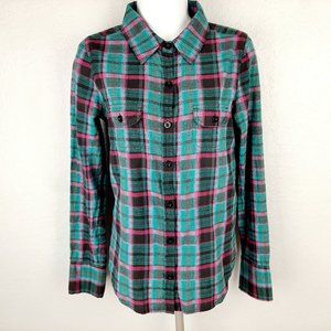 Roxy Women's Juniors Button Down Shirt Size XS Mul